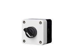 2P/3P Two/Three Position 10A Rotary Button Box Switch Waterproof Industrial Control Power NO NC(2 Position)