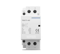 2P 40A 63A 220V/ 230V 50/60Hz Din Rail Household AC Modular Contactor TOCT1 2NO 1NO1NC 2NC 1Pcs(63A,2NC)