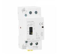 2P 40A 63A 2NO or 2NC Manual Household Modular AC Contactor AC220V 230V Manual Control(2P 40A 2NC 220V)
