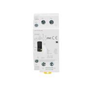 2P 40A 63A 2NO or 2NC Manual Household Modular Rail AC Contactor- AC220V 230V Manual Control(2P 63A 2NC 220V)