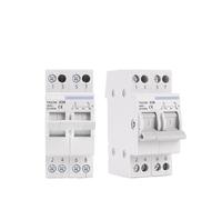 2P 40A 63A MTS Dual Power Manual Transfer Isolating Switch Interlock Circuit Breaker 230V 400V Modular Changeover Switch NWPNLXEA(63A)