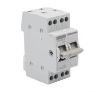 2P 40A Manual Transfer Switch Dual Power Changeover for MTS Circuit Breaker AC400V 8KA Breaking Capacity White Housing(40A)