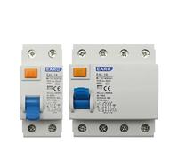 2P 4P 10/30/100/300mA Type Electromagnetic Residual Current Circuit Breaker Differential Breaker Switch AUOQKQUT(AC Type,4P_300MA_25A)