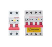 2P 4P 230V RCBO MCB 30mA Residual Current Circuit Breaker With Over Current And Leakage Protection 6-63A YCB6HLN-63(2p,16A)