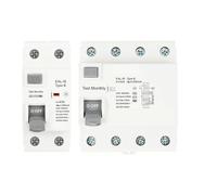2P 4P Type B DC RCCB EV Pile RCD,6KA,10/30/100/300mA Din Rail | Earth leakage residual current breaker specially for EV charging pile(30mA,2P 16A)