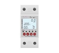 2P 63A 230V Smart Energy Meter Power kilowatt-Hour Leakage Over-Voltage and Under-Voltage Protector Relay Equipment(EAMPDW-TY-63-B)
