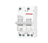 2P 63A 400V Rail Power Manual Transfer Isolating Switch Interlock Circuit Breaker Discounnecting Changeover Switch(63A)
