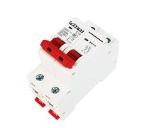 2P 63A DC 1000V Solar Circuit Breaker 20A 32A FXBZ-63 DC1000v PV MCB Din Rail Battery Switch for Solar Photovoltaic System(20A)