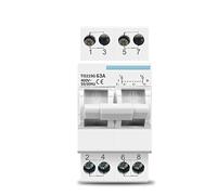 2P 63A MTS Dual Power Manual Transfer Isolating Switch Interlock Circuit Breaker 1Pcs (Size : 63A)