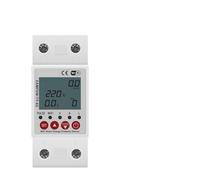 2P 63A Smart Circuit Earth Leakage Over Under Voltage Protector Relay Device Switch Breaker Power kWh Meter AUOQKQUT