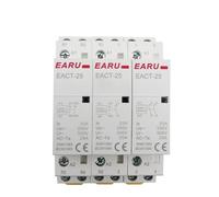2P AC 220V 230V 16A/20A/25A/ 1NO/1NC 2NO/2NC 50/60Hz Din Rail Mounted Household Modular AC Contactor(16A,1NO1NC_110V)