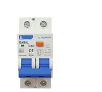 2P AC230V MCB Leakage Protector RCBO Overload Short Circuit Protection 2P 30mA Residual Current Circuit Breaker Switch RCCB RCD(20A)