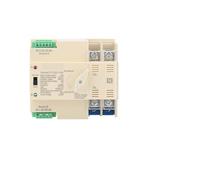 2P ATS Dual Power Din Rail 50/60Hz 63A/100A AC 220V Automatic Transfer Switch Uninterrupted Power Controller(63A)