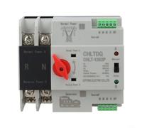 2P Automatic Transfer Switch 230V AC 63A Dual Power Uninterrupted Changeover Switch for Homes Office Industrial Use with Manual/Automatic Mode and 30ms Fast Transfer