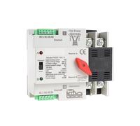 2P Automatic Transfer Switch Electrical Selector Switches Dual Power Switch ATS 63A 100A 110V 220V BIANMTSW(2P-110V,63A)