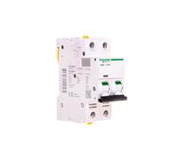 2P C 50A Overcurrent Switch 6kA AC iC60N-C50-2 Acti9 A9F04250