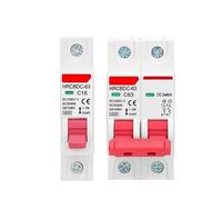 2P DC 1000V Miniature Circuit Breaker Solar Panel Overload Protection Switch Photovoltaic System 6A-63A(2P,25A)