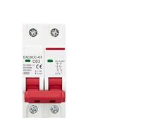 2P DC 1000V Solar Circuit Breaker MCB Overcurrent and Overload Protection Switch Photovoltaic PV DIN Rail Isolator 6A-63A(6A)