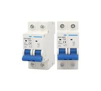2P DC 500V 1000V Solar Circuit Breaker MCB for PV Systems with Overcurrent and Overload Protection, DIN Rail Isolator Switch 3A-63A(DC500V,25A)