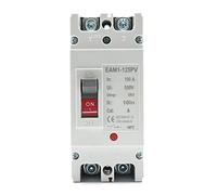 2P DC 500V DC Solar Molded Case Circuit Breaker MCCB Overload Protection Switch Protector for Solar Photovoltaic PV 100A 125A 1Pcs (Color : 200a, Size : 2P)