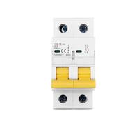 2P DC 600V 3A 6A 10A 16A 20A 25A 32A 40A 50A 63A Circuit Breaker M CB C curve single pole direct-current fuse for PV(2P 10A)