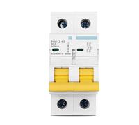 2P DC 600V Circuit Breaker MCB C Curve Single Pole Direct-current Fuse 1Pcs(2P 25A)