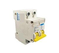 2P DC 600V Circuit Breaker MCB C Curve Single Pole Direct-current Fuse 1Pcs(2P 3A)