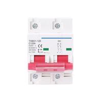 2P DC 600V Solar Circuit Breaker Battery Switch 125A 100A DC MCB for Photovoltaic PV System(100A)