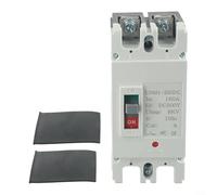 2P DC Circuit Breaker Molded Case MCCB for Solar Battery and PV Systems Rated Voltage 600V D Current 100A to 160A (160A)