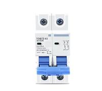 2P DC MCB 1000V Solar Mini Circuit Breaker 3A 6A 10A 16A 20A 25A 32A 40A 50A 63A 1Pcs(63A)