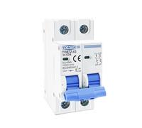 2P DC MCB 1000V Solar Mini Circuit Breaker 3A 6A 10A 16A 20A 25A 32A 40A 50A 63A DC MCB for PV System(3A)