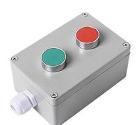 2P Metal Push Button Switch Control Box Emergency Stop Start Reset