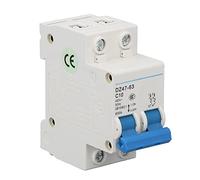 2P Miniature Circuit Breaker Leakage Protection Breaker DIN Rail Mount Low Voltage Protection Switch 400V 10A Automatic switch