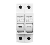 2P Parallel DC Fuse Holder 10 * 38mm High Voltage Solar PV 1100V TOPV-30 1Pcs(Without LED)