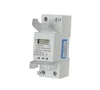 2P single phase 65A DIN rail energy meter timer power consumption monitor kilowatt hour meter wattmeter