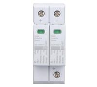 2P Surge Protective Device 1000VDC DC Solar PV Surge Protector 10 to 20KA 35mm DIN Rail Installation Photovoltaic Power Surge Protector for Lightning Protection