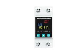 2P Tuya 1-63A Adjustable Smart WIFI Circuit Breaker Earth Leakage Over Under Voltage Protector Relay Switch Energy kWh Meter (Non-WiFi Version)