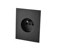 2P Waterproof Wall Socket with Lock White 250V 16A No Frame Free Combination with Various Designs