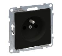 2P+Z Single Socket Black 16A 250V Terminals SUNO 721480