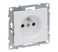 2P+Z Single Socket White 16A 250V Terminals SUNO 721180