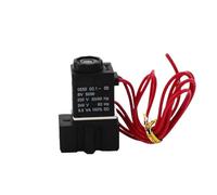 2P025-06 2p025-08 G1/8 1/4 Normally Closed Plastic Solenoid Curtain Two-Way Water Dispenser Solenoid Valve 12V 24V 110V 220v(Wire Lead Type,2P025-08_24V_LED Light Type)