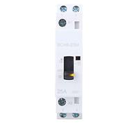 2P25A Household AC Modular Contactor with Manual Control Function for Household Motor Suitable Quiet Environment (2NO)