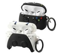 [2Pac] Compatible Airpods Pro 3 Case(2025),Cute Gamepad Design Cases Soft Silicone Protective Cases for Apple AirPods Pro 3rd Generation Case,Airpod Pro 3 Cover with Keychain for Men/Boy