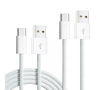 2Pack 1.8M USB C Charger Cable, USB C Charging Cable, C Type Charger, USB C Cable Fast Charging Compatible for iPhone 16 15 Samsung Galaxy S24 S23 S22 S21 Note 10 9 8 Huawei Google Sony