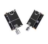 2Pack 1001B Bluetooth Amplifier Board, 100W Mono AMP TWS Mini Audio Power Amplifier Module with Box Matching for Home Speaker System, Bluetooth/AUX/USB Input, APP Control DC 7-24V