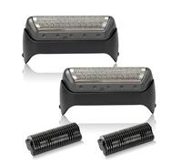 2Pack 10B Shaver Foil and Cutter Replacement Head Compatible with Cruzer Series 1 1000/2000 Electric Razor, 10B/20B Replacement Parts Fits 180 190 1735 1775 5728 5729 170S Shaving Heads (2 Packs)