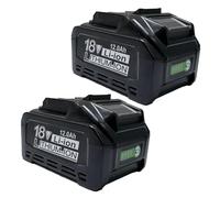 2Pack 12000mAh Replacement for Makita 18V Batteries with LED Indicator