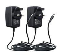 2Pack 12V 3A/3000mA 1.8M Long Power Supply Adapter, AC 100-240V to DC 12V 3A 36W Switching Adapter 5.5x2.1mm Wall Transformer Plug for LED Strip Lights,DVR,NVR System and More,UKCA Certified