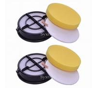 2Pack 16871 Filter for Bissell Pet Hair Eraser Febreze Upright Vacuum Replacement Filters Model 1650 Series, 1650A, 1650C, 16501, 16502, 1650P, 1650R, 1650W, Part 1608861, 1608860, 160-8861 & 160-8860
