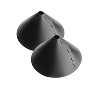 2Pack 18Inch Large Wrap Around Squirrel Baffle for Outdoor Protects Hanging Bird Feeders and Poles